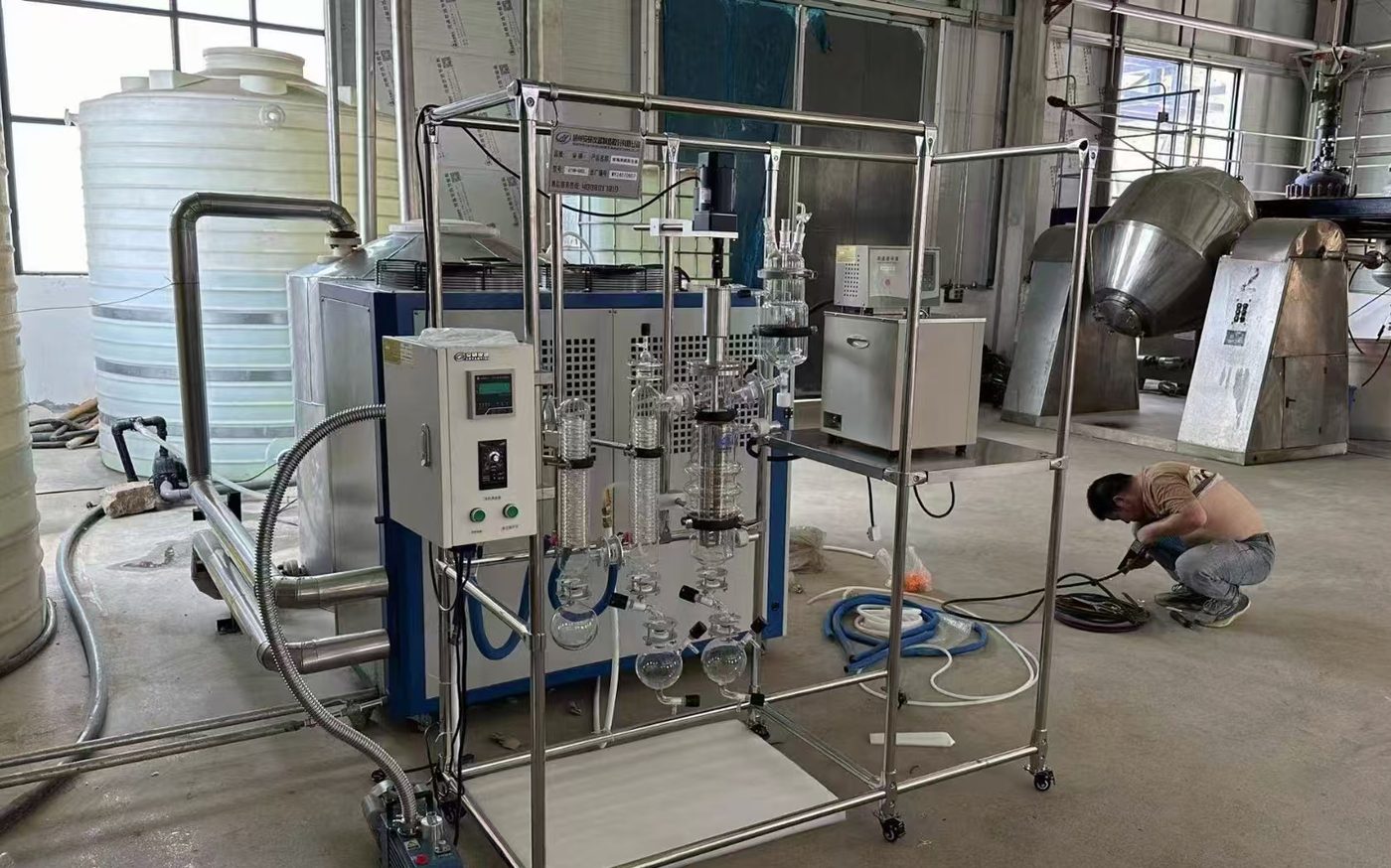 Dedicated testing laboratory for sample trials