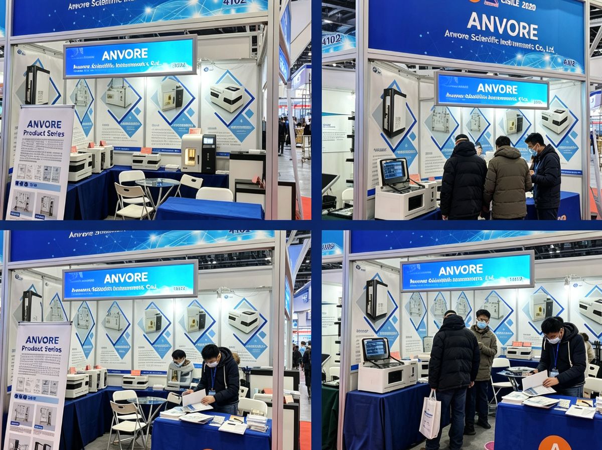 ANVORE team presenting separation and sample-preparation equipment at CISILE 2020