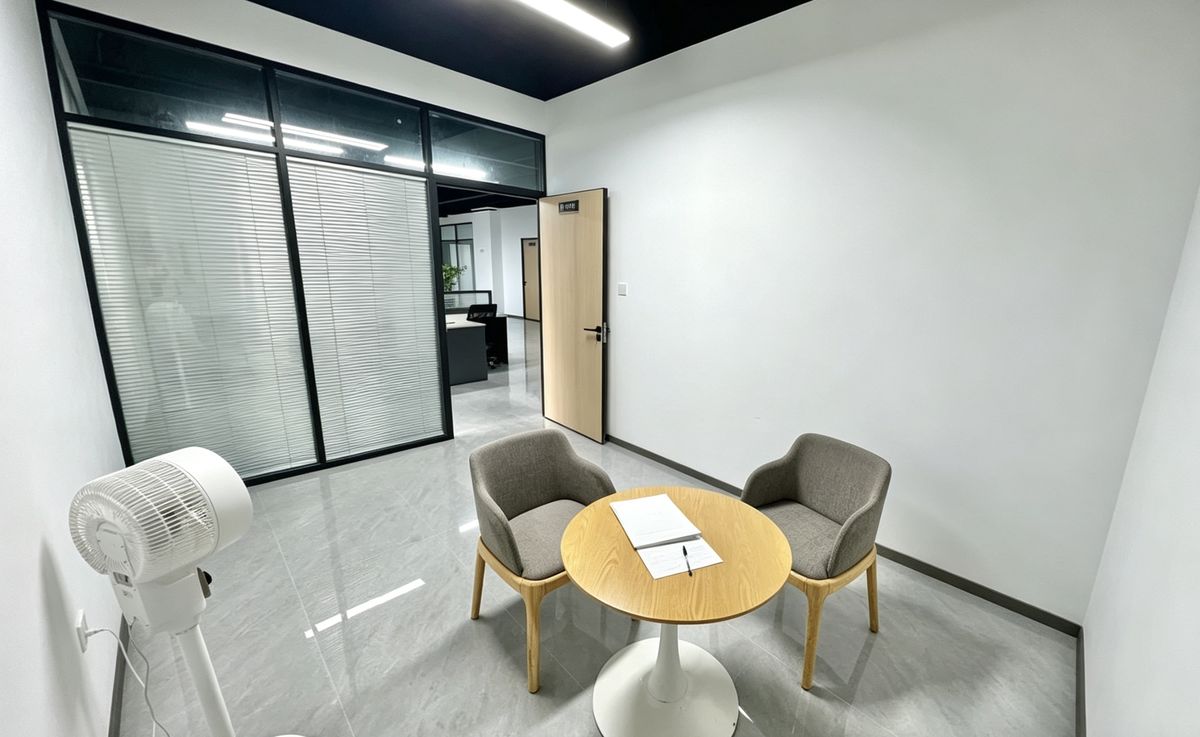 Client lounge area at the ANVORE new office