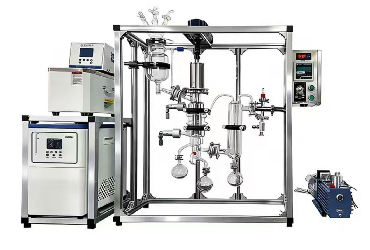 Short Path Molecular Distillation System — Glass