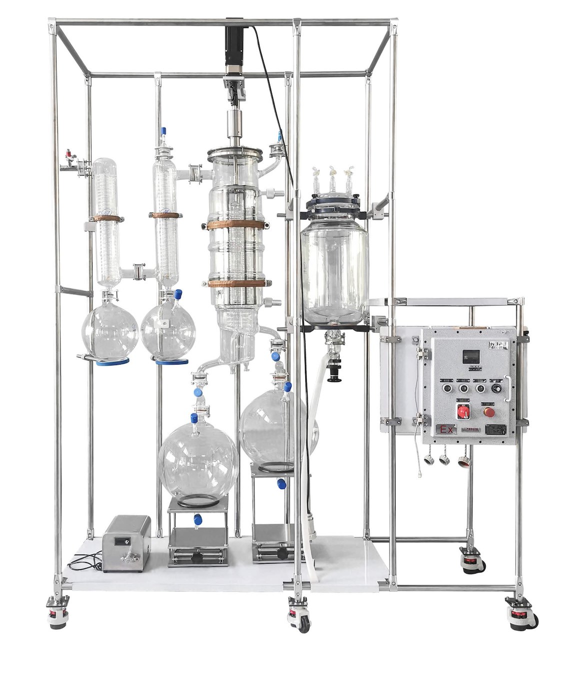 Wiped Film Molecular Distillation System