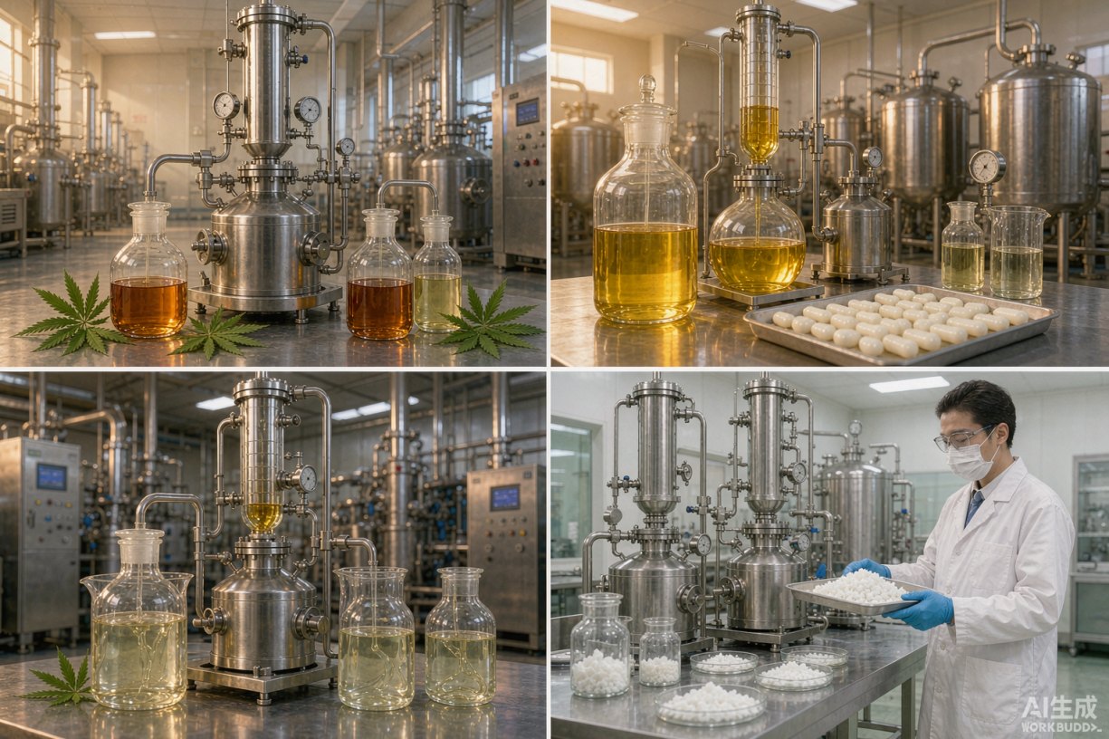 Industrial Short Path Distillation System
