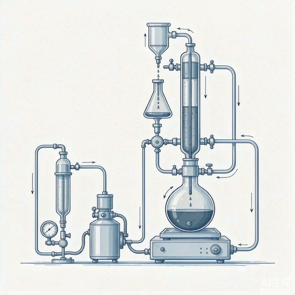 Lab Distillation Apparatus Kit- Bench-Top Molecular Distillation System
