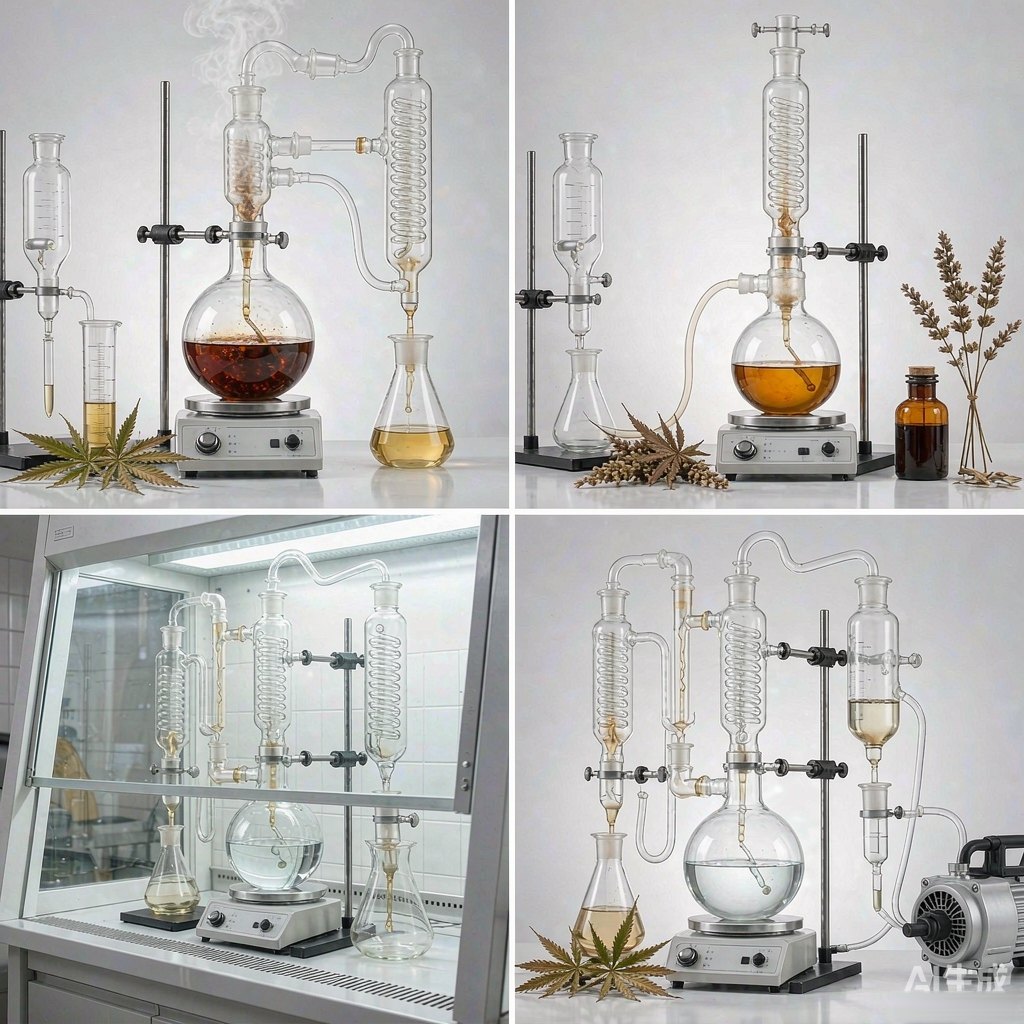 Lab Distillation Apparatus Kit- Bench-Top Molecular Distillation System