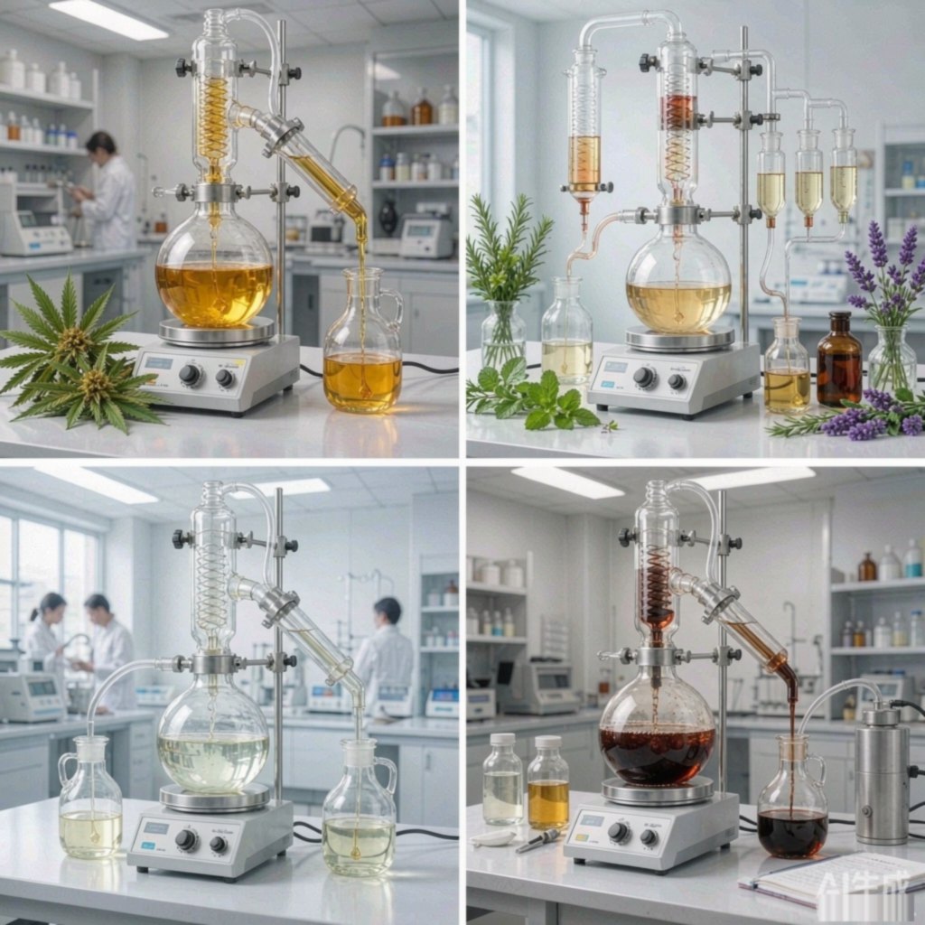 Complete Short Path Vacuum Distillation Kit-10 L Bench-Top Molecular Distillation System