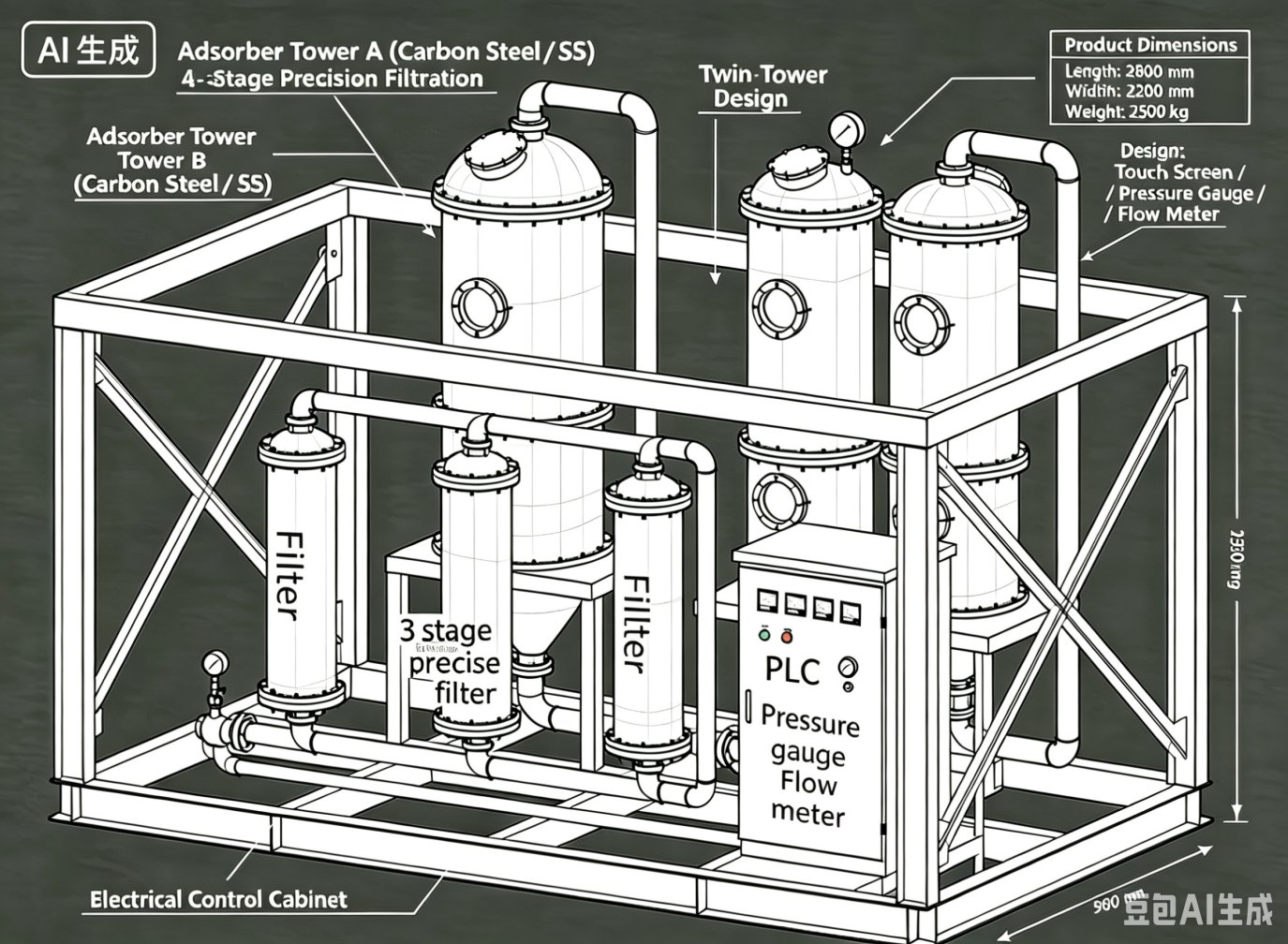 AV-PSA-C Industrial PSA Nitrogen Generator