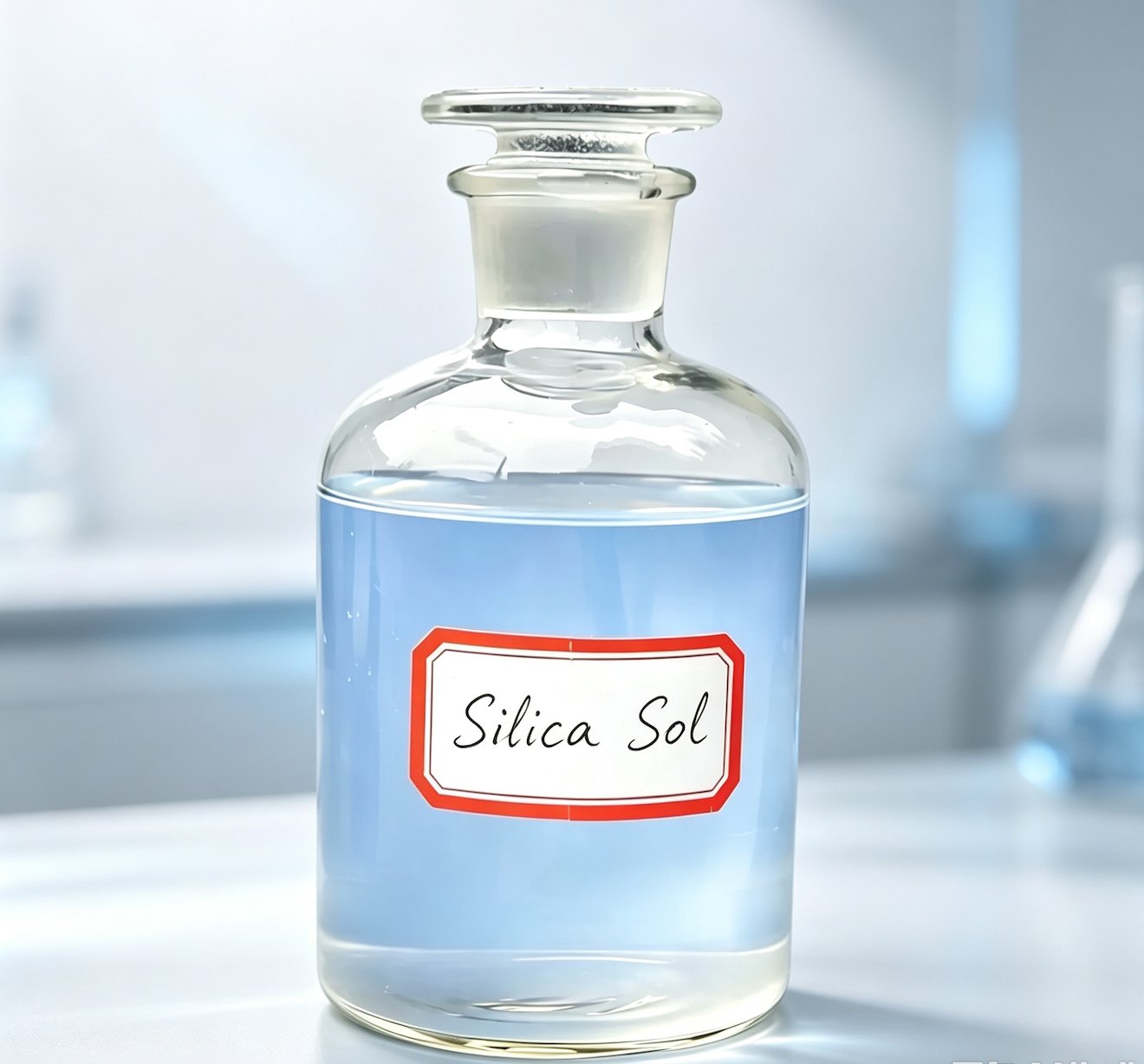Aqueous silica sol concentration