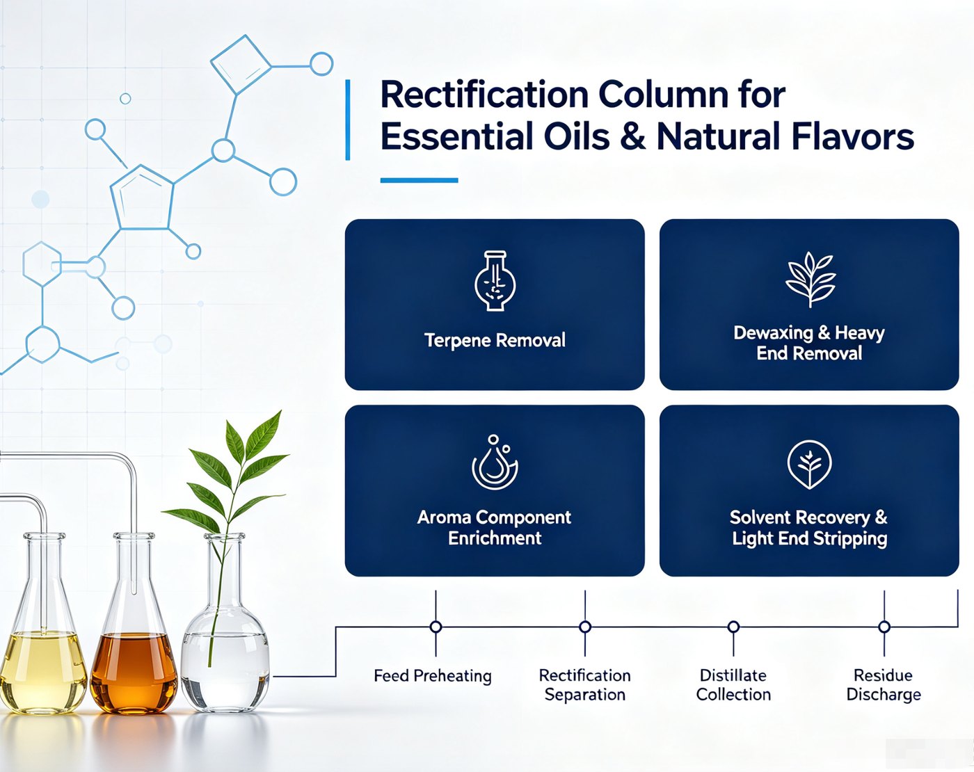 Rectification Column | Essential Oil Fractionation