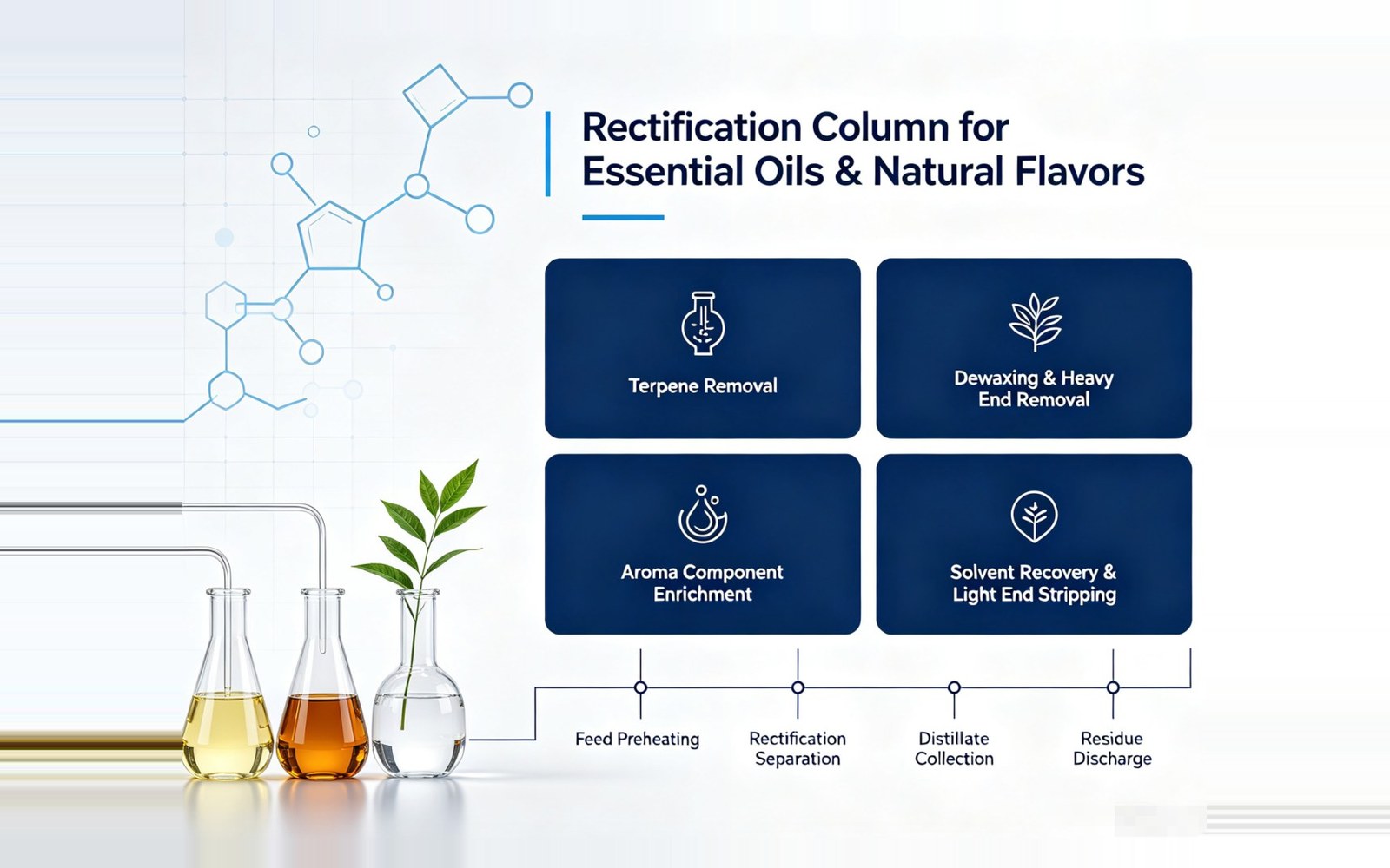 Rectification Column | Essential Oil Fractionation